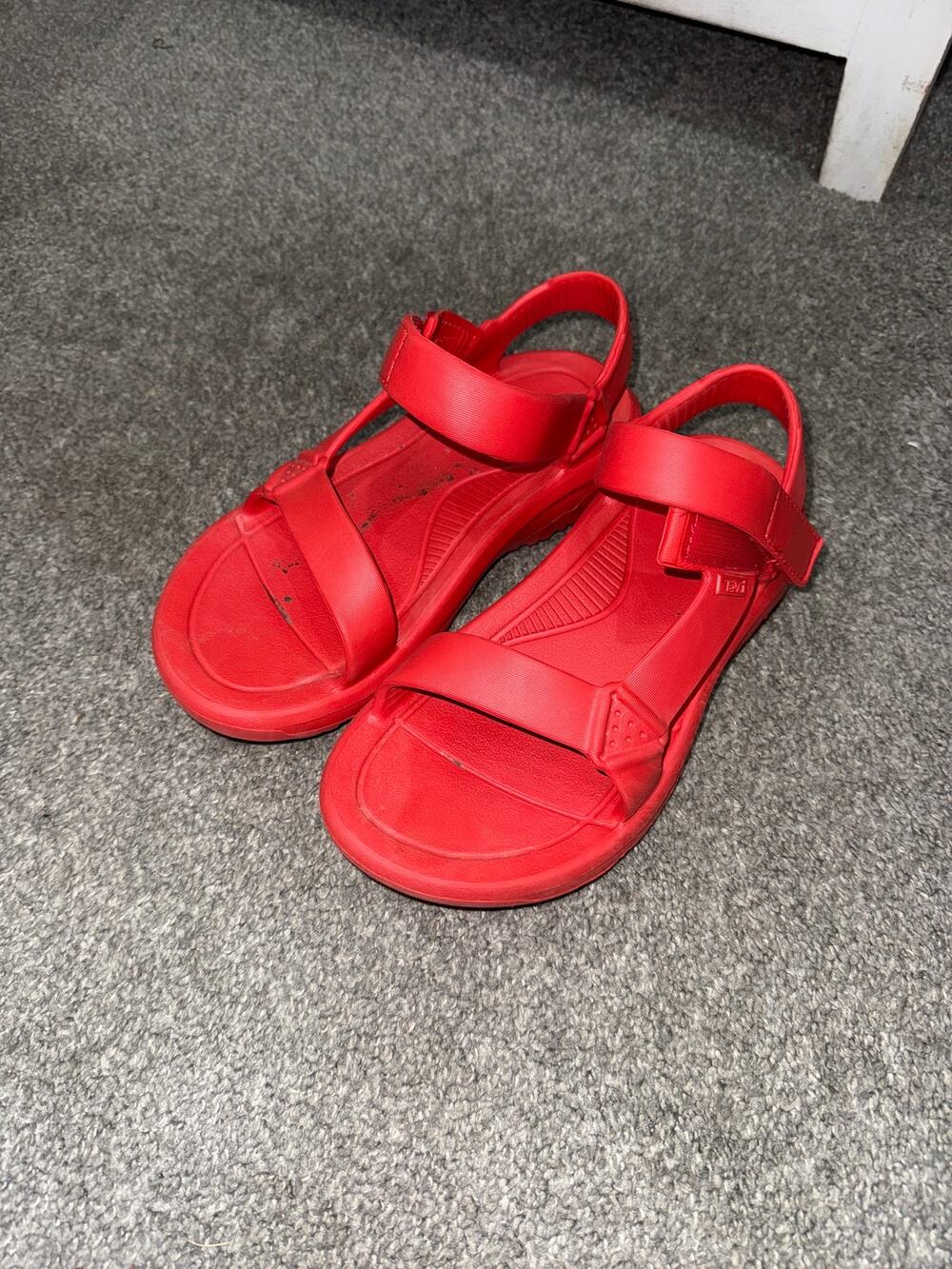 Teva Hurricane Rubber Drift Waterproof Sandles in red size women's 7